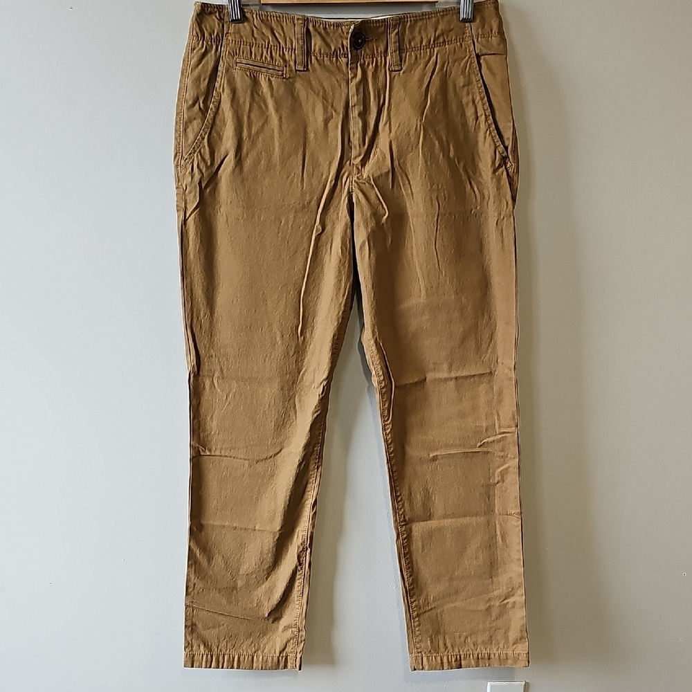 American Eagle 32x32 Tan Straight Leg Pants